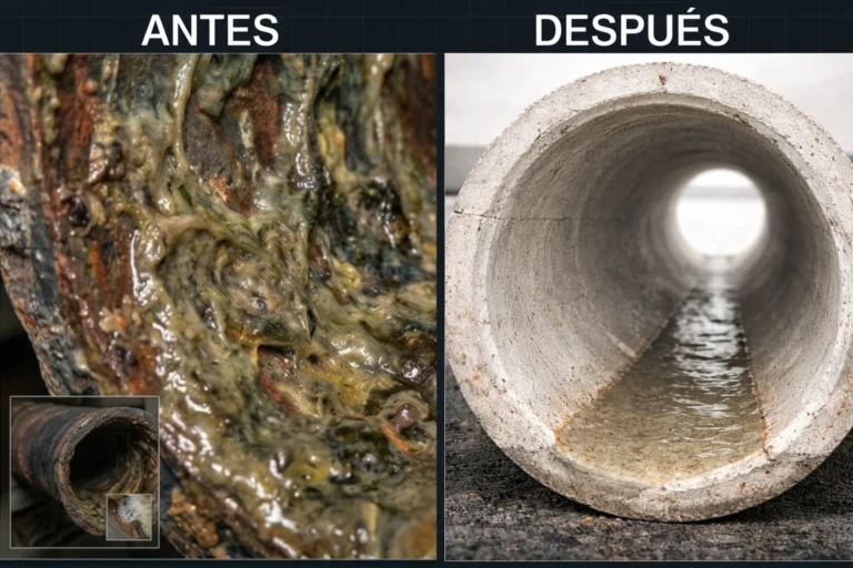 Tratamiento de agua para el biofilm en torres de enfriamiento