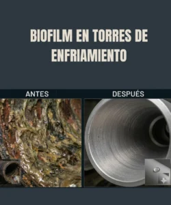 torres de enfriamiento biofilm