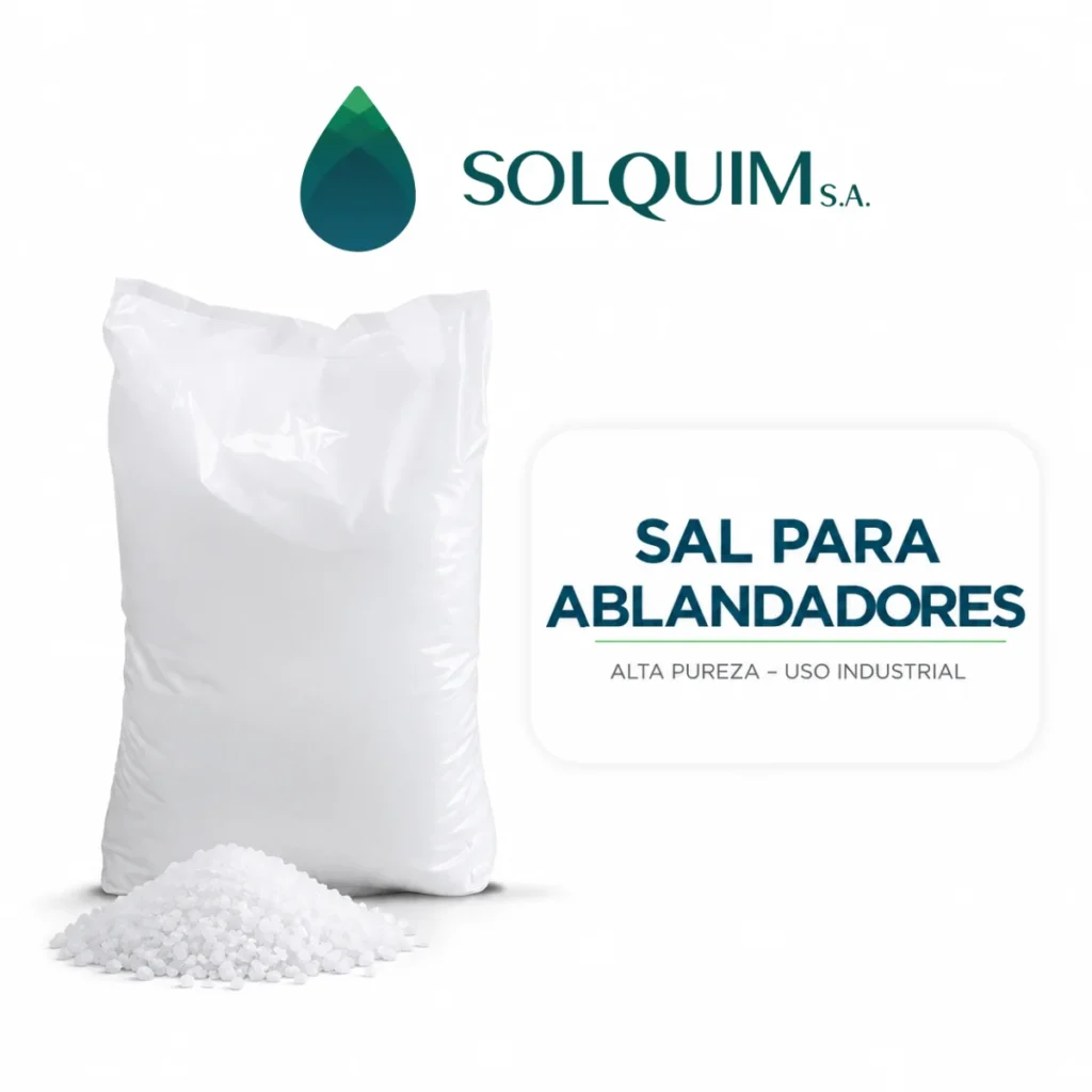 Sal para ablandadores de agua industrial